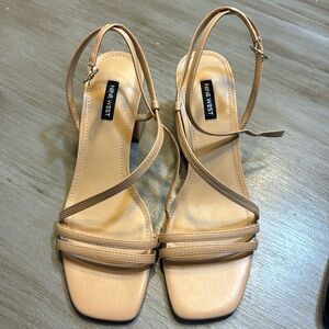 Nine West block heel strappy sandals